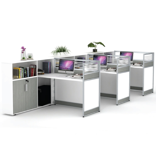 Jilphar Furniture 3 Person Workstation ABA123