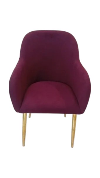 Jilphar Furniture Modern Customizable Dining Chair with Golden Legs JP1181C