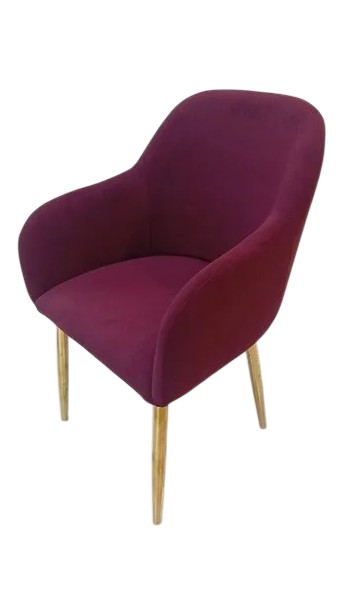 Jilphar Furniture Modern Customizable Dining Chair with Golden Legs JP1181C