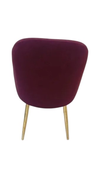 Jilphar Furniture Modern Customizable Dining Chair with Golden Legs JP1181C