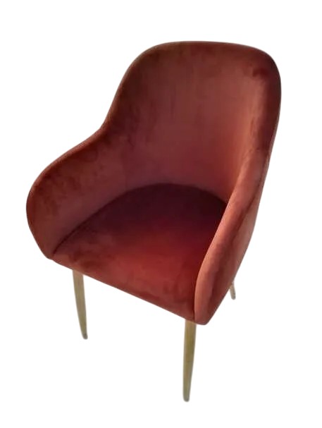 Jilphar Furniture Modern Customizable Dining Chair with Golden Legs JP1181C